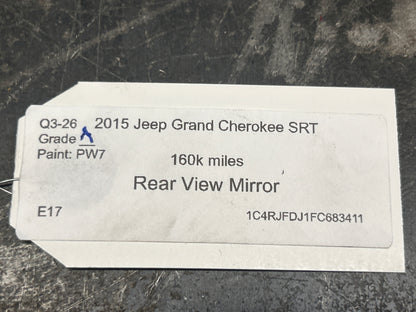2014-2016 Dodge Jeep SRT Interior Rear View Mirror OEM Mopar 68144049AE