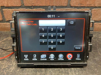 14-17 JEEP GRAND CHEROKEE/RAM NAVIGATION GPS 8.4 VP4 DISPLAY SCREEN UCONNECT OEM