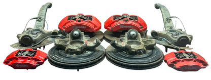 12-21 Grand Cherokee SRT 6 Piston Brembo Brake Swap Kit Set W/Spindles & Rotors