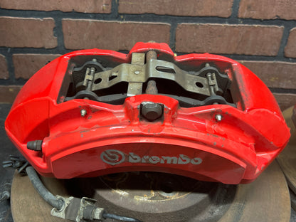 12-21 Grand Cherokee SRT 6 Piston Brembo Brake Swap Kit Set W/Spindles & Rotors