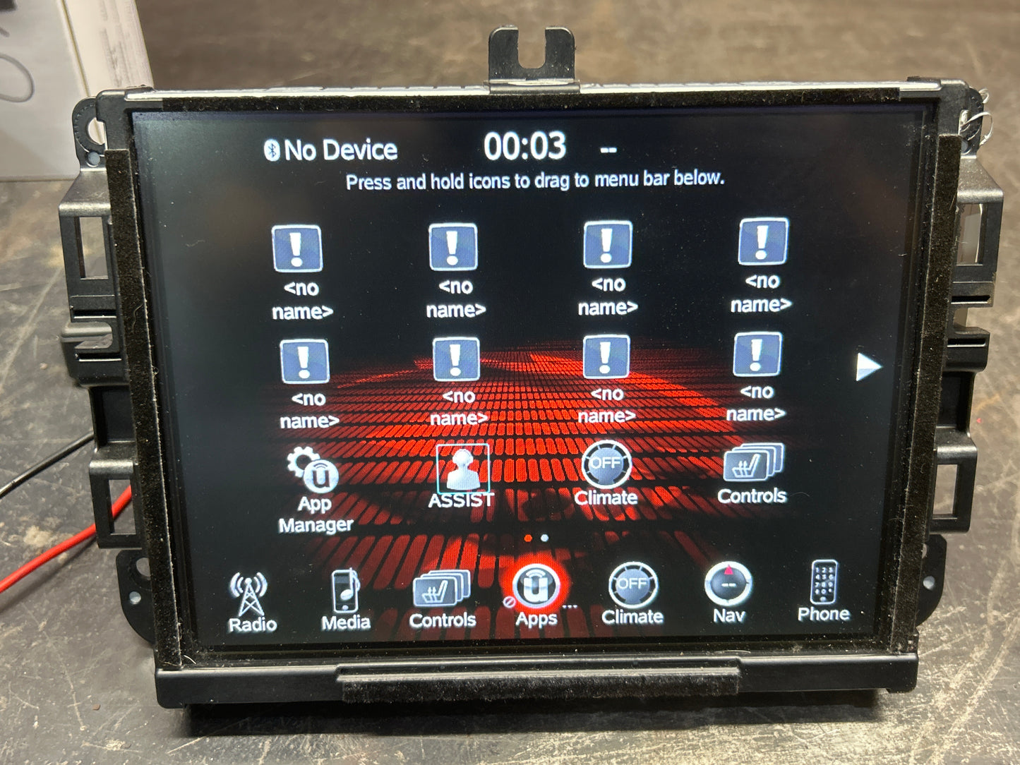 14-17 JEEP GRAND CHEROKEE/RAM NAVIGATION GPS 8.4 VP4 DISPLAY SCREEN UCONNECT OEM