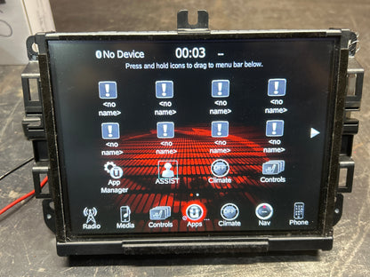 14-17 JEEP GRAND CHEROKEE/RAM NAVIGATION GPS 8.4 VP4 DISPLAY SCREEN UCONNECT OEM