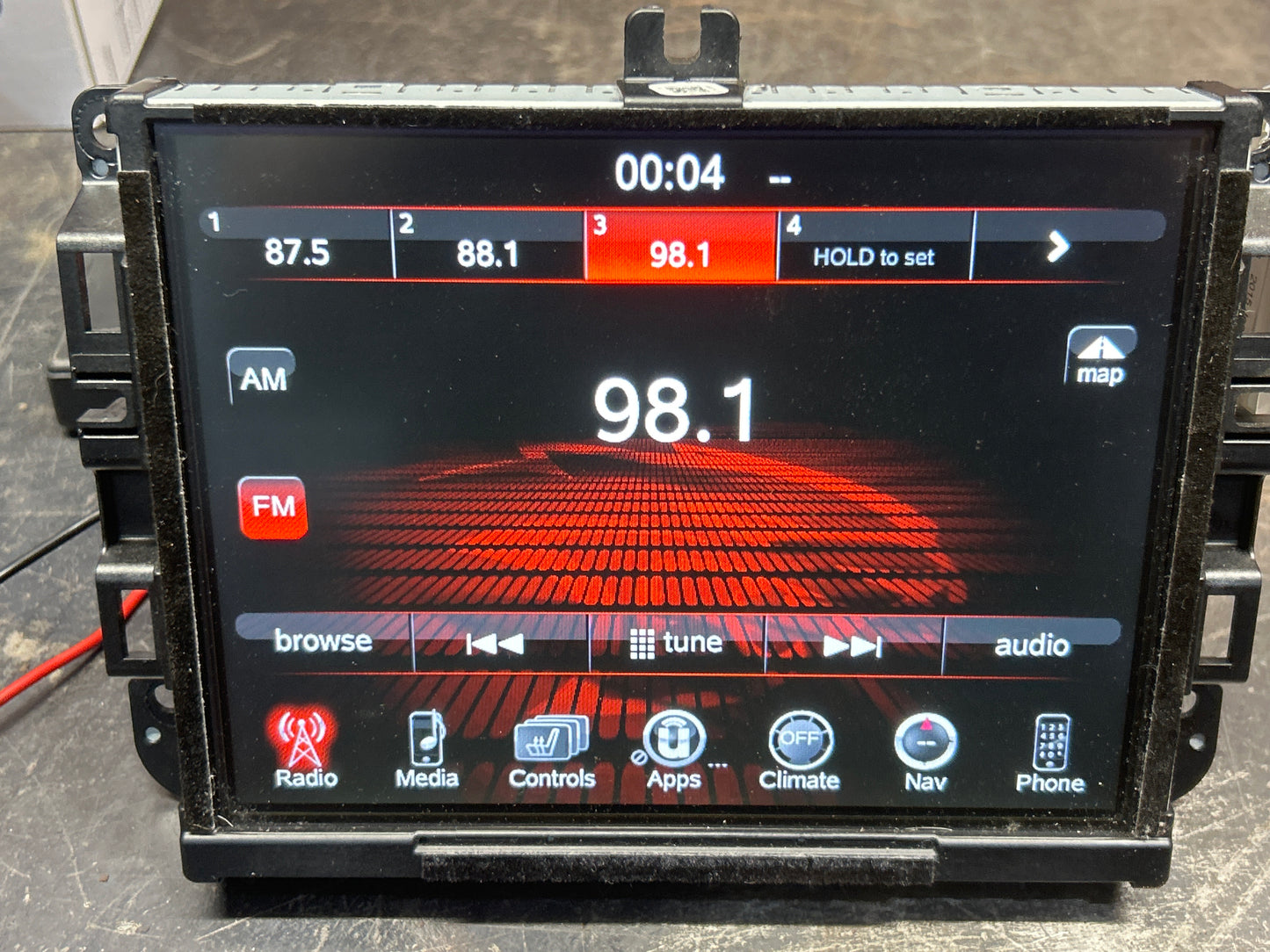 14-17 JEEP GRAND CHEROKEE/RAM NAVIGATION GPS 8.4 VP4 DISPLAY SCREEN UCONNECT OEM