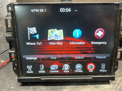 14-17 JEEP GRAND CHEROKEE/RAM NAVIGATION GPS 8.4 VP4 DISPLAY SCREEN UCONNECT OEM