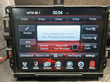 14-17 JEEP GRAND CHEROKEE/RAM NAVIGATION GPS 8.4 VP4 DISPLAY SCREEN UCONNECT OEM