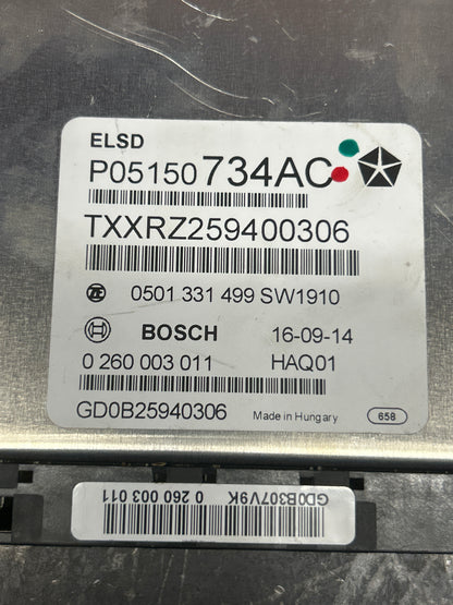 14-18 Jeep Grand Cherokee SRT Electronic Slip Differential Module P05150734AC