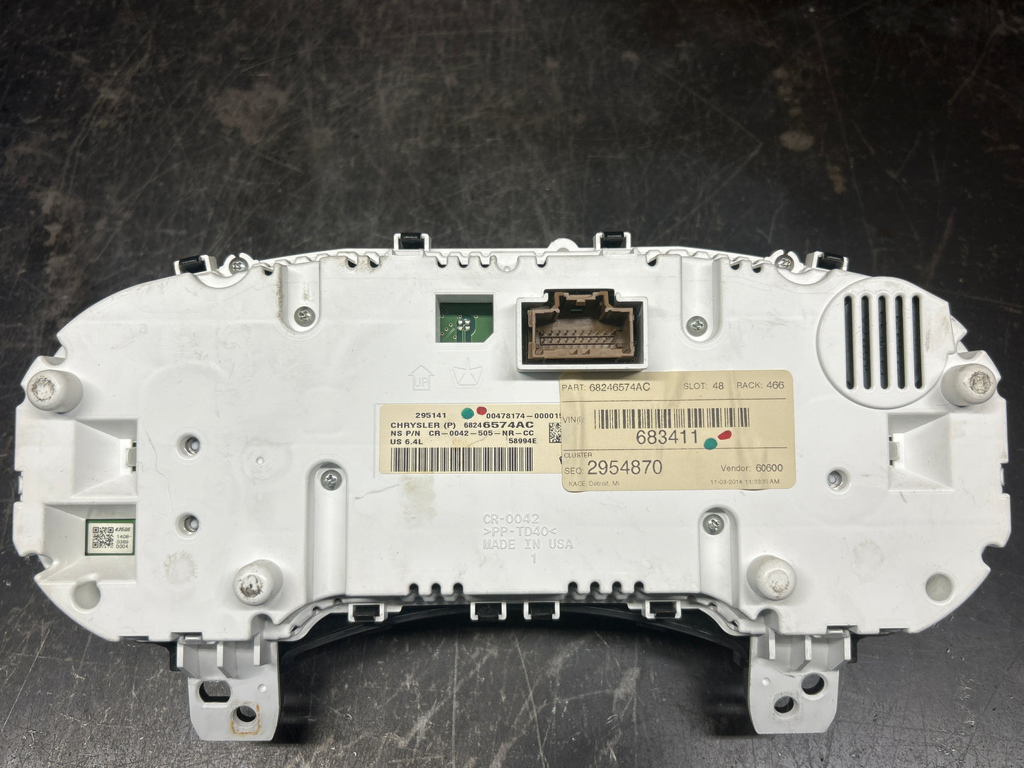 2015 Jeep Grand Cherokee SRT 392 V8 Hemi Speedometer/Instrument Panel cluster