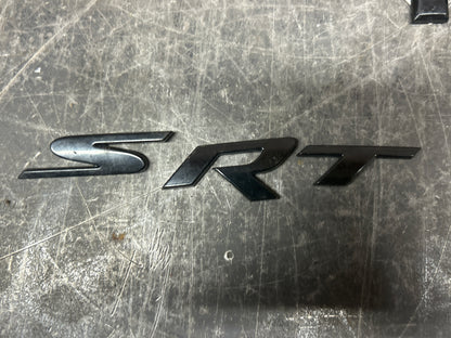 11-22 Grand Cherokee Hood Emblem Badge & Rear Hatch SRT Badge OEM