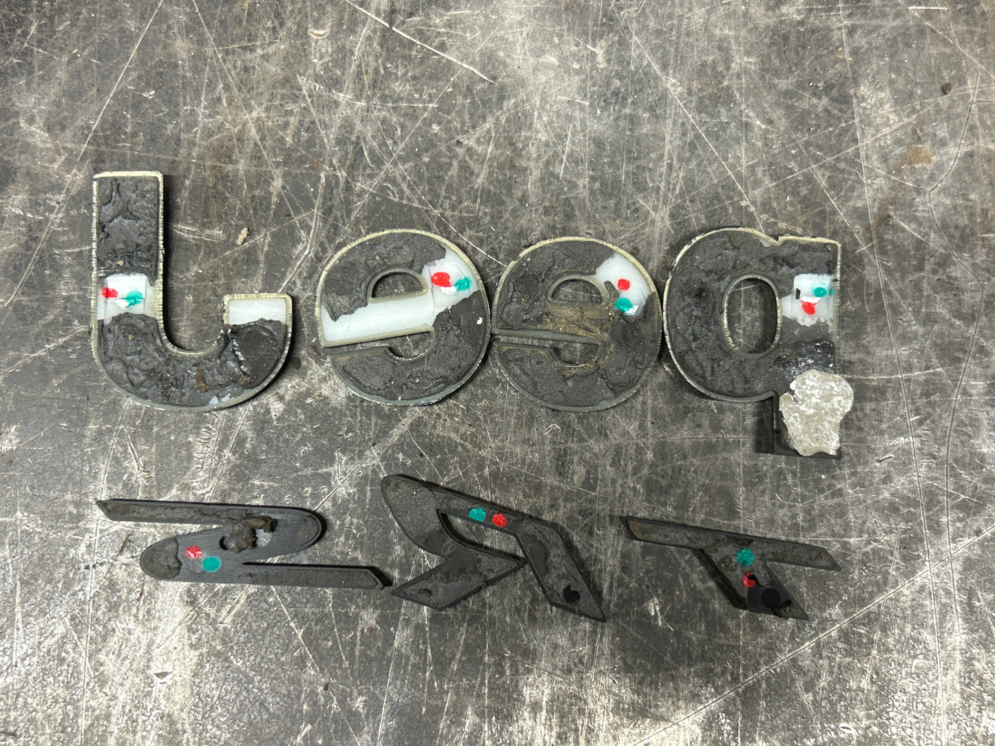 11-22 Grand Cherokee Hood Emblem Badge & Rear Hatch SRT Badge OEM