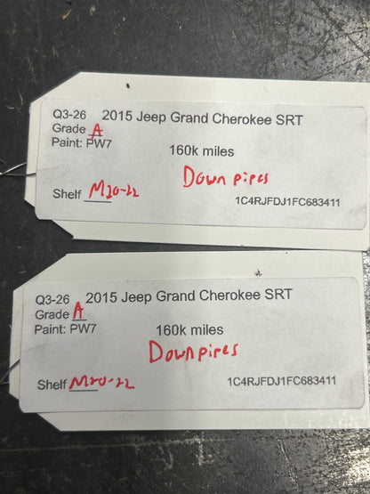 12-17 JEEP GRAND CHEROKEE SRT OEM ENGINE EXHAUST MANIFOLDS PIPES HEADERS