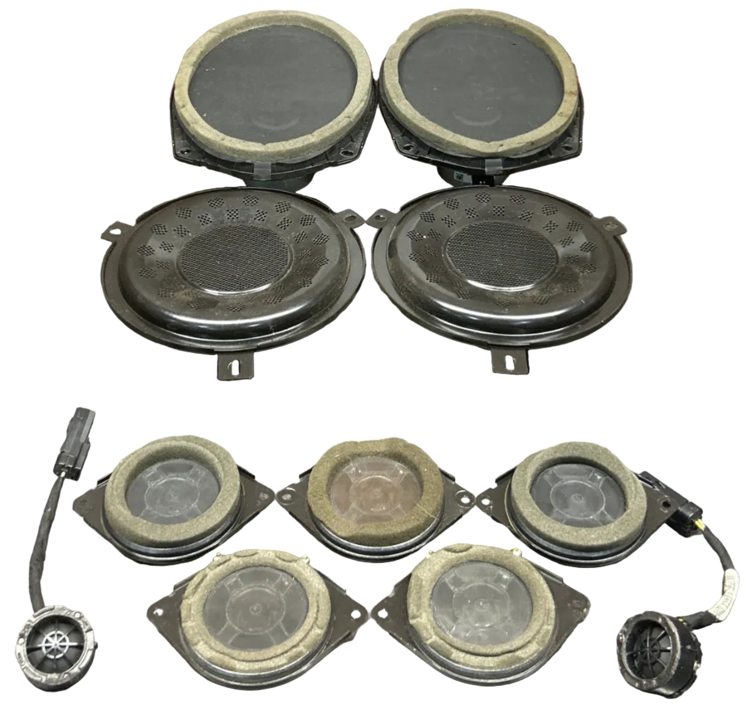 12-21 Jeep Grand Cherokee SRT Sound Audio Speaker Assembly Set of 11 OEM