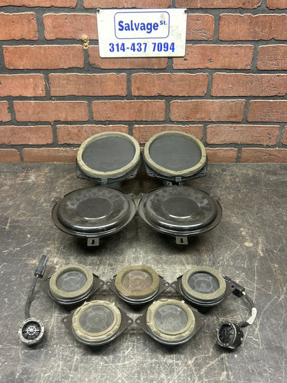 12-21 Jeep Grand Cherokee SRT Sound Audio Speaker Assembly Set of 11 OEM
