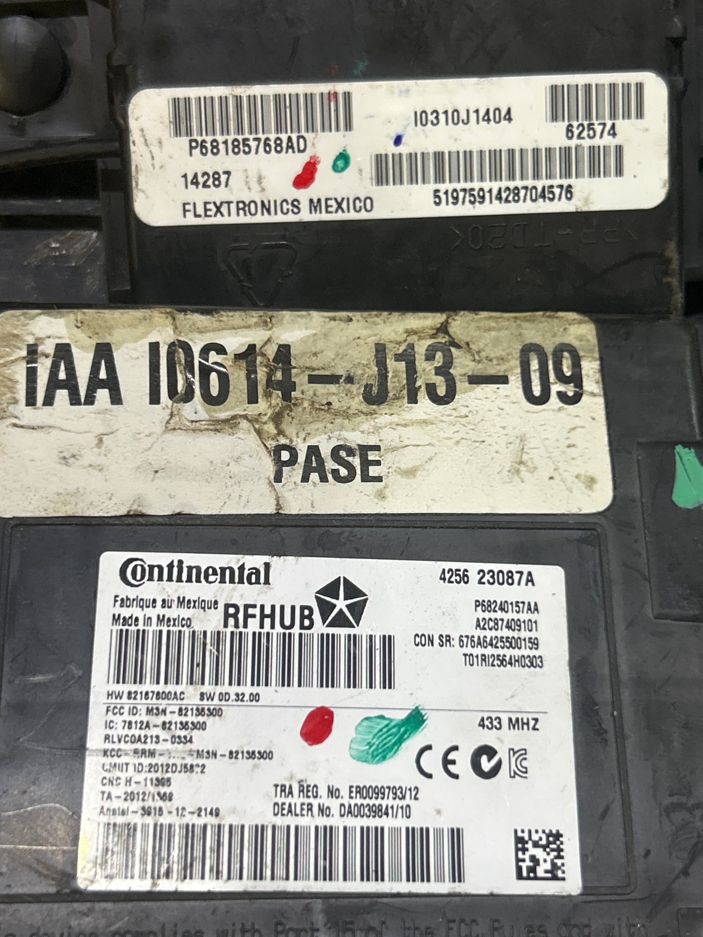2015 Jeep Grand Cherokee SRT BCM ECU PCM Pedal Ignition Hub Receiver Package OEM