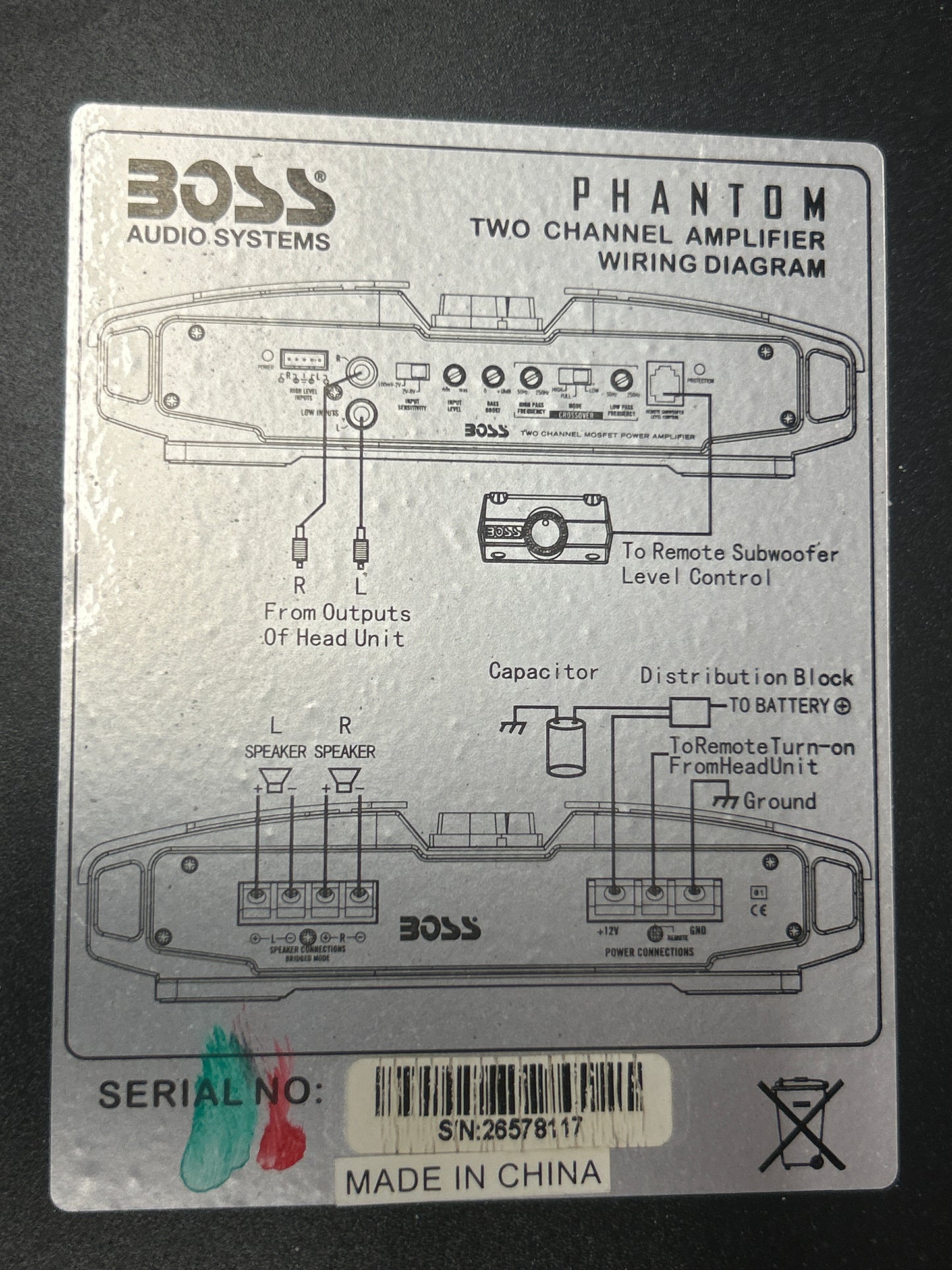 Boss Audio PT3000 3000w 2 Channel Amplifier Automotive Audio System Amp