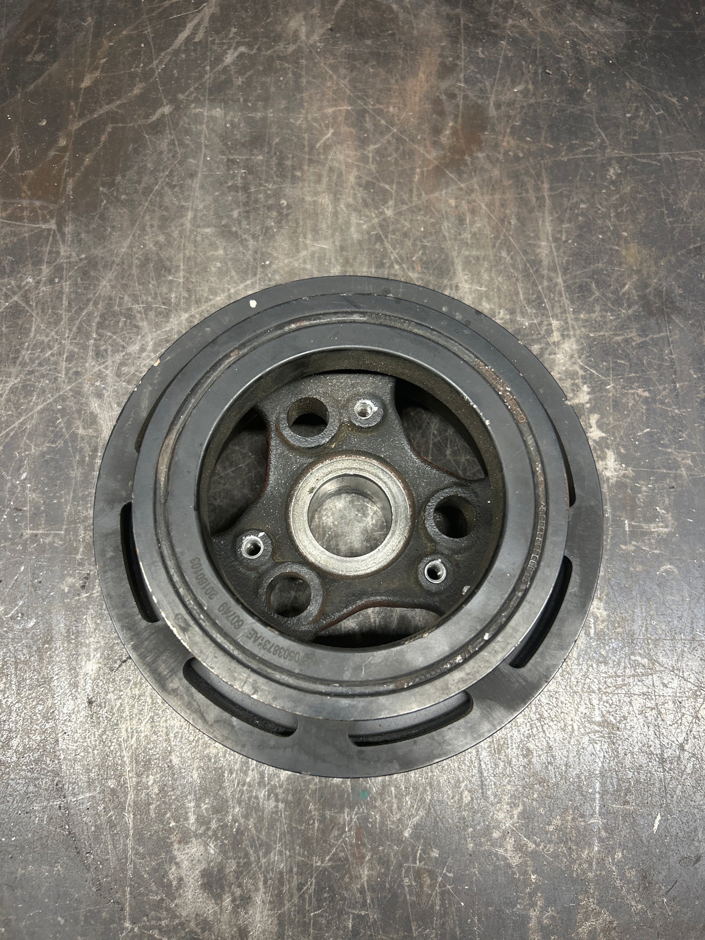 15-22 Charger Hellcat Genuine Mopar Crankshaft Damper USED OEM 53010831AD