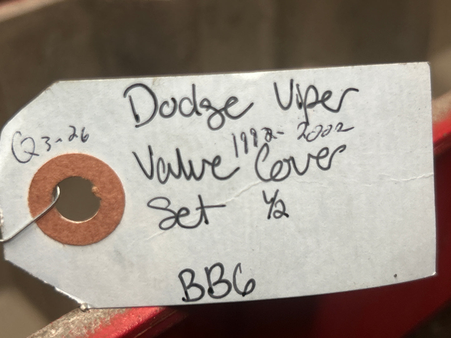 1996-2002 Dodge Viper OEM GEN2 Engine Valve Cover Set #4763754 #4763755