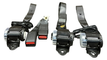 17-23 DODGE CHARGER REAR LEFT RIGHT CENTER SEAT BELT RETRACTOR SET 6KE761X9AA