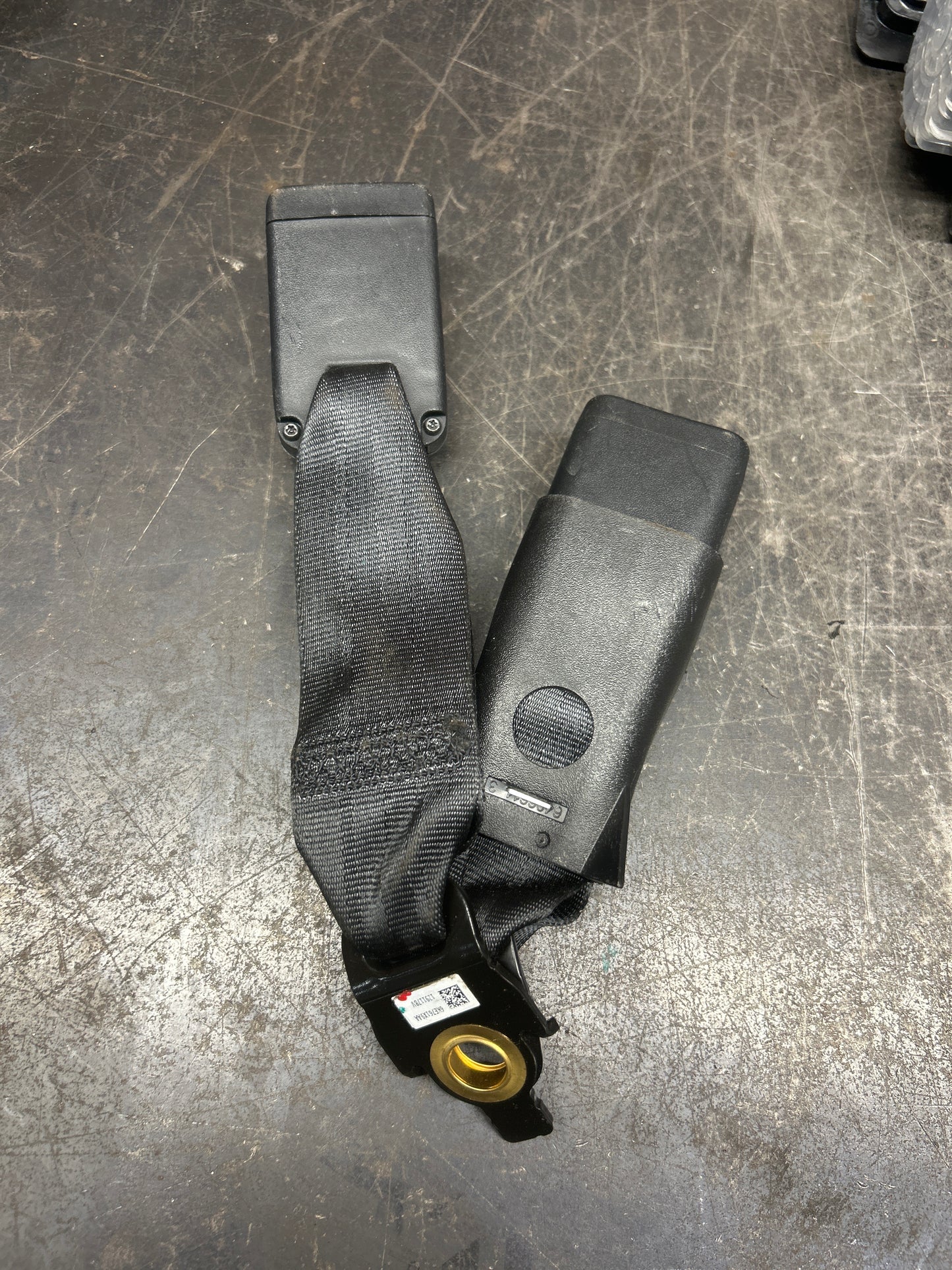 17-23 DODGE CHARGER REAR LEFT RIGHT CENTER SEAT BELT RETRACTOR SET 6KE761X9AA