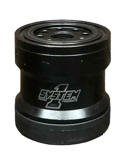 System 1 Spin-on Reusable Oil Filter No Element Universal 3” Has Cap & O-Ring