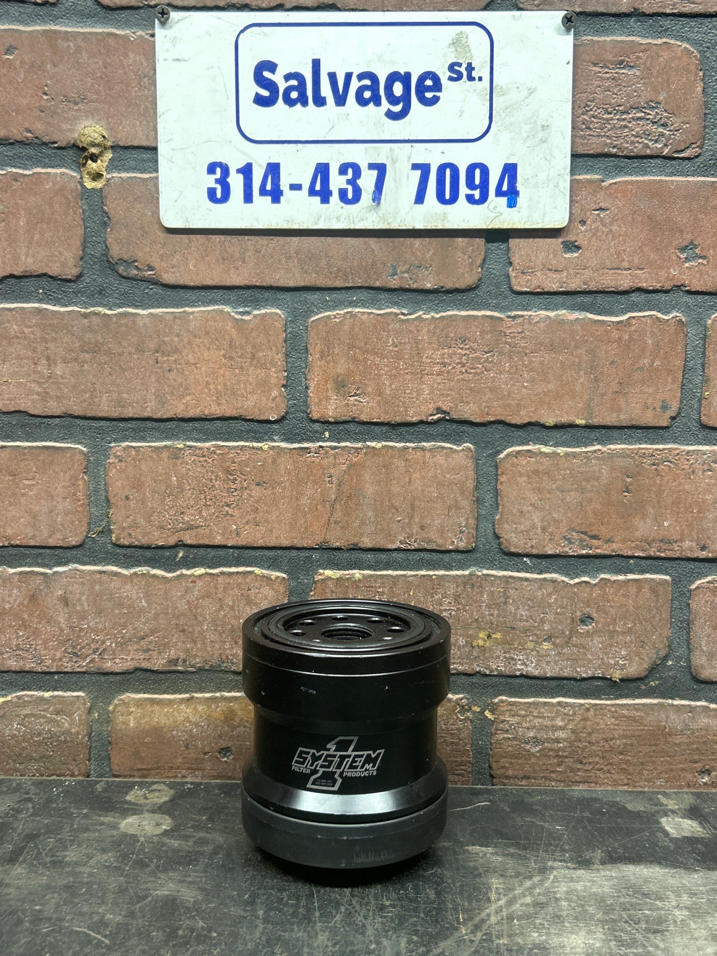 System 1 Spin-on Reusable Oil Filter No Element Universal 3” Has Cap & O-Ring