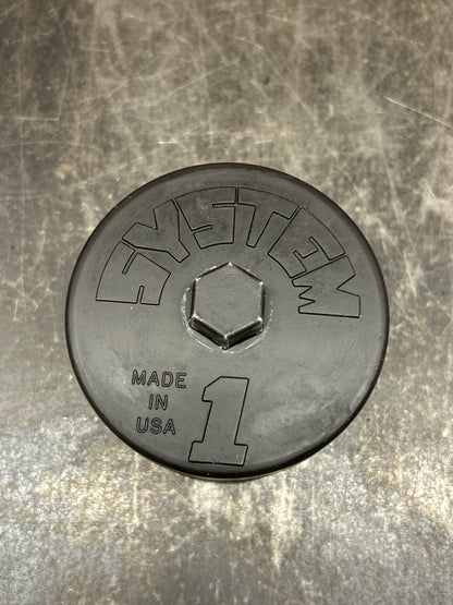 System 1 Spin-on Reusable Oil Filter No Element Universal 3” Has Cap & O-Ring