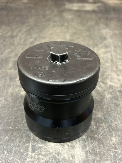 System 1 Spin-on Reusable Oil Filter No Element Universal 3” Has Cap & O-Ring
