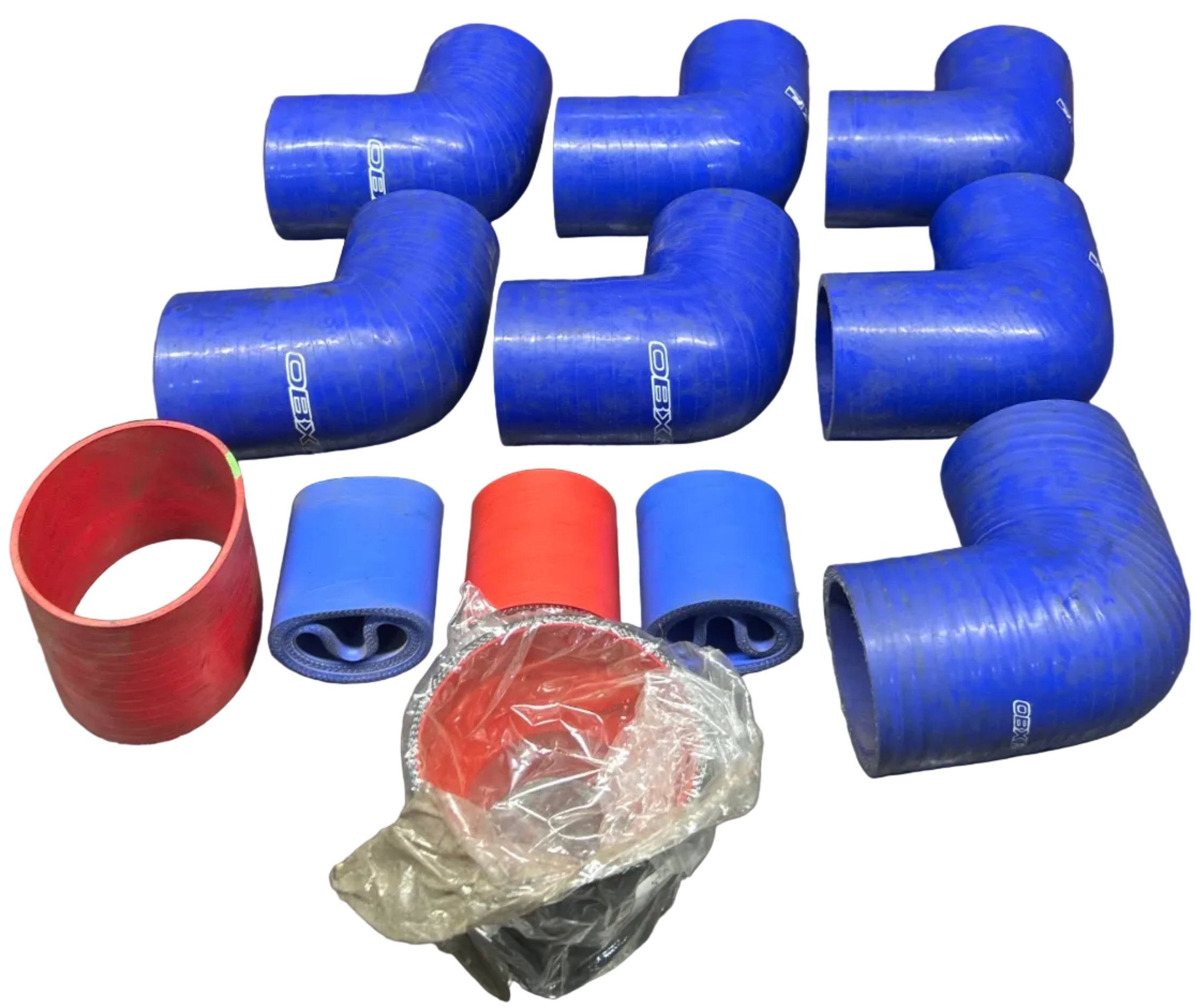 Air Intake Pipe Silicone Hoses Coupler Misc Lot Elbows & Straight New/ Like New