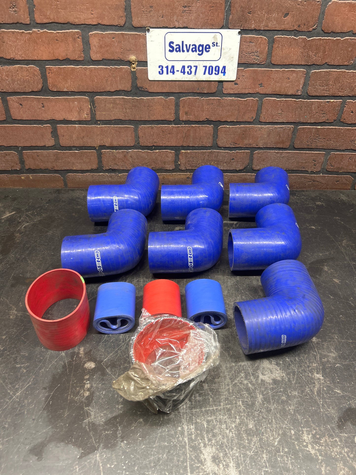 Air Intake Pipe Silicone Hoses Coupler Misc Lot Elbows & Straight New/ Like New