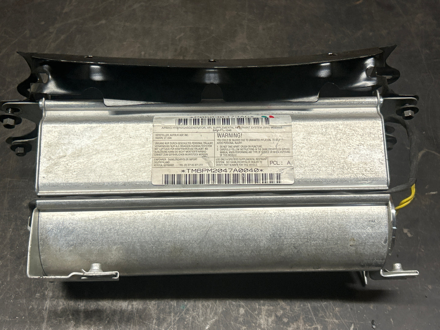 2008–2010 Dodge Viper Passenger Side Dash Instrument Panel Airbag GEN 4 OEM 05030373AC