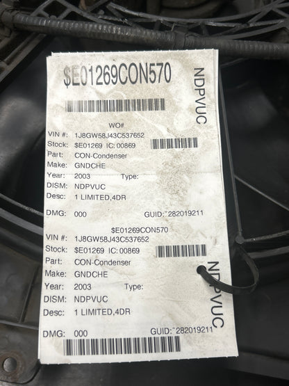01-04 Jeep Grand Cherokee OEM Radiator Hydraulic Cooling Fan Motor 52079986AE