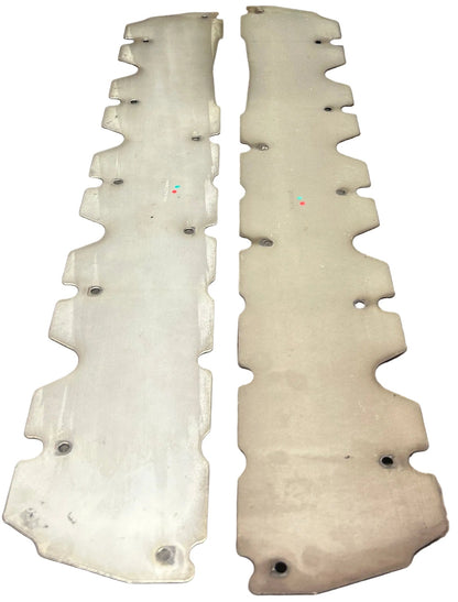 96-02 Dodge Viper Valve Cover Baffle Shield Metal Replacement Upgrade Set of 2