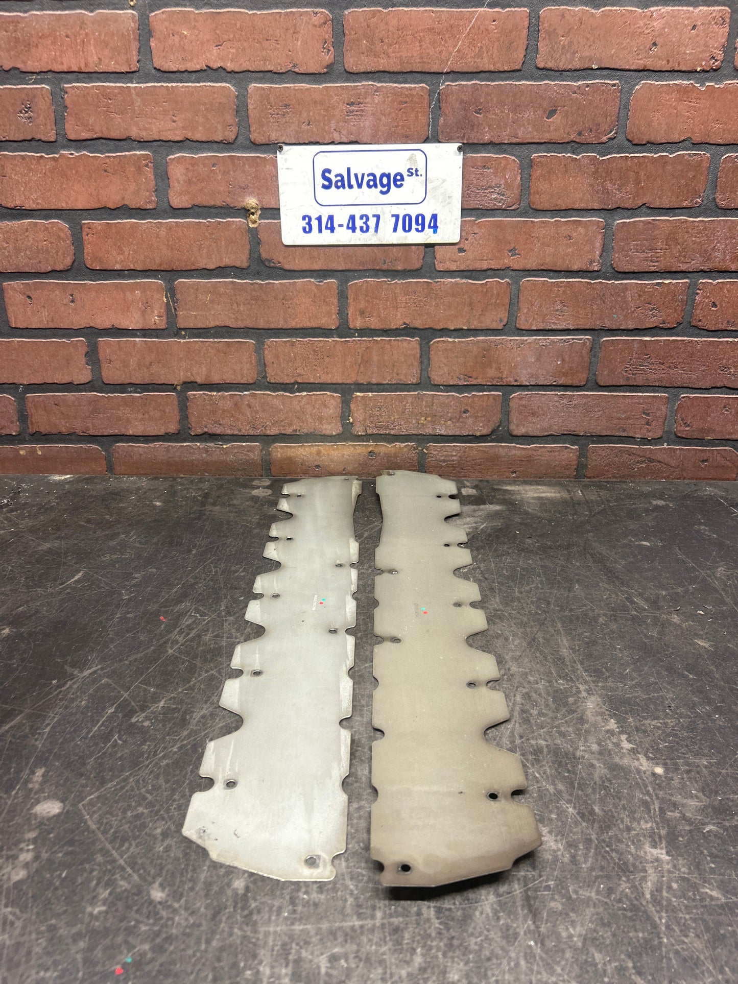 96-02 Dodge Viper Valve Cover Baffle Shield Metal Replacement Upgrade Set of 2