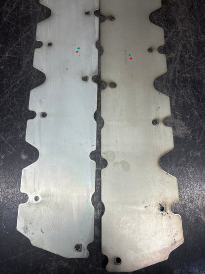 96-02 Dodge Viper Valve Cover Baffle Shield Metal Replacement Upgrade Set of 2