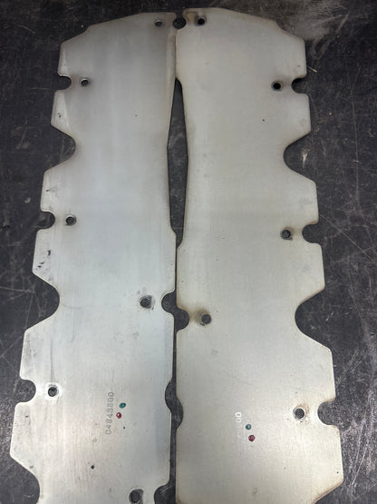 96-02 Dodge Viper Valve Cover Baffle Shield Metal Replacement Upgrade Set of 2