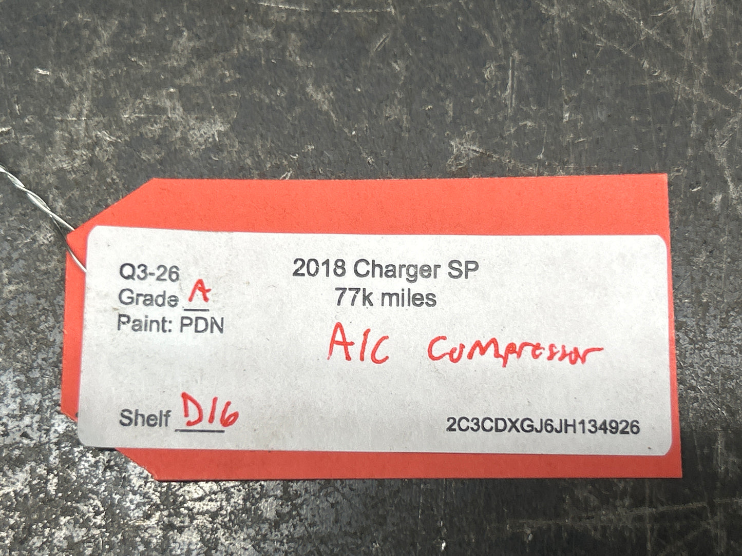 2014-2023 Dodge Charger SP 6.4 A/C Compressor 77k 68158259AG OEM Mopar