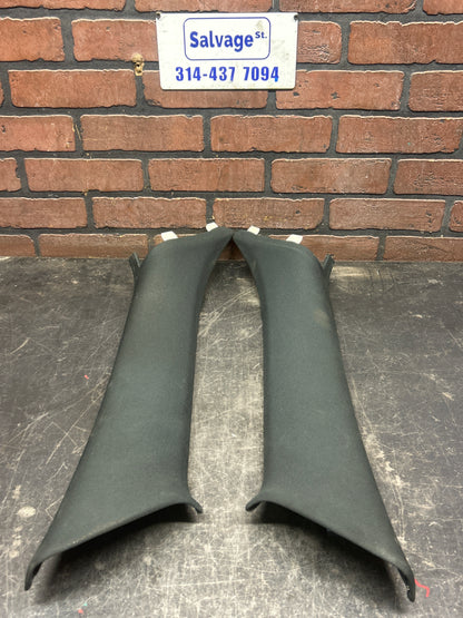 15-23 DODGE CHALLENGER OEM A PILLAR SET TRIM MOLDING PANEL COVERS LEFT & RIGHT