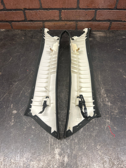 15-23 DODGE CHALLENGER OEM A PILLAR SET TRIM MOLDING PANEL COVERS LEFT & RIGHT