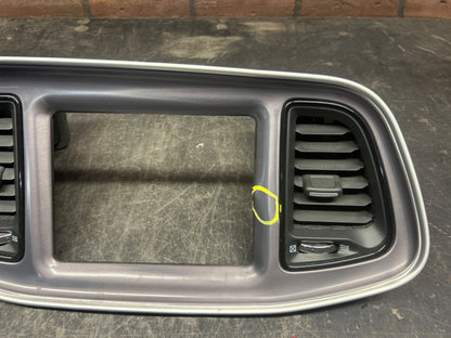 19-22 Dodge Challenger Radio & Gauge Cluster Bezel Trim A0002762X9AA STO80574