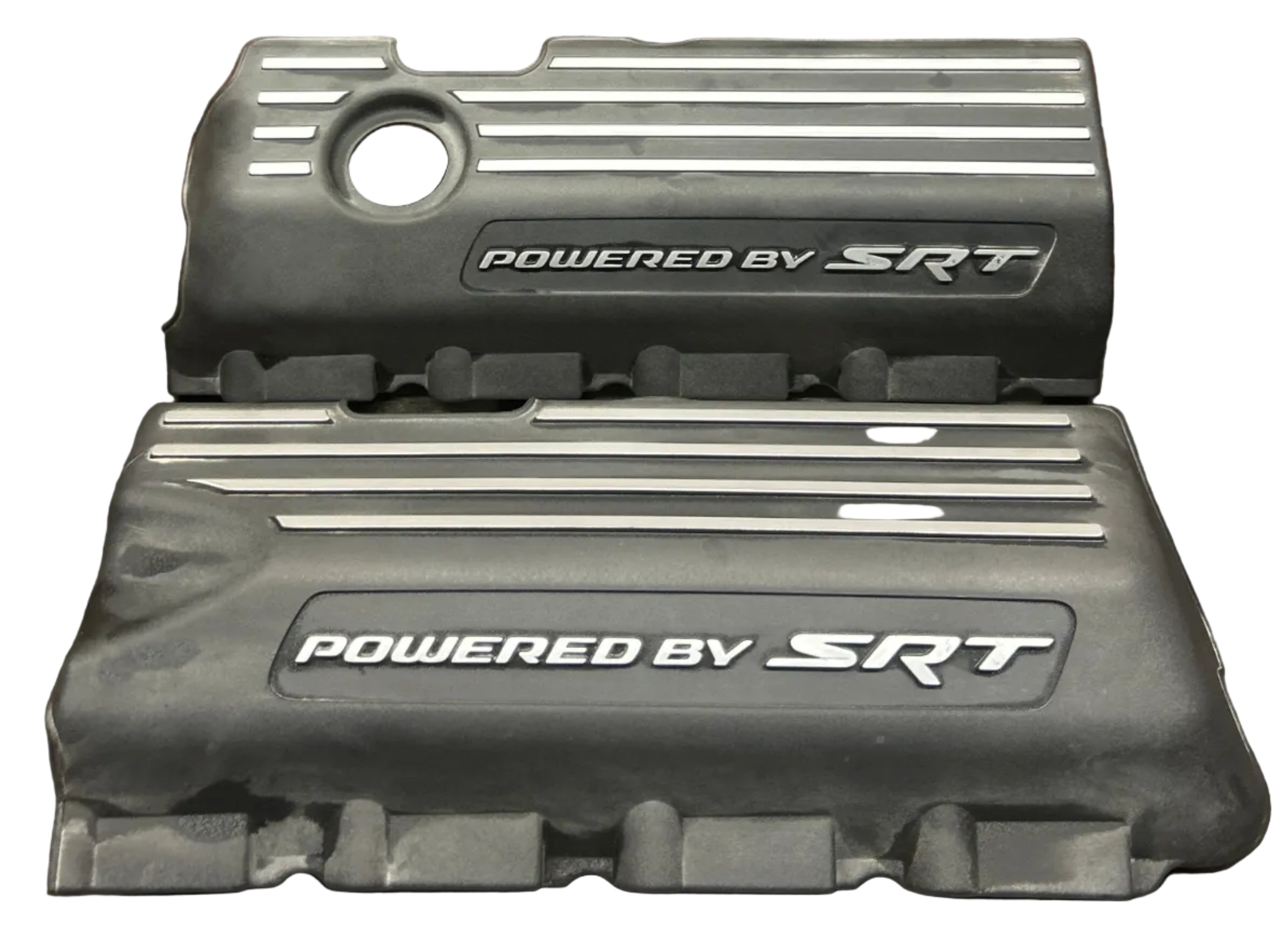11-23 DODGE CHALLENGER R/T OEM ENGINE SHIELD COVER SET 5038543AE 5038544AE