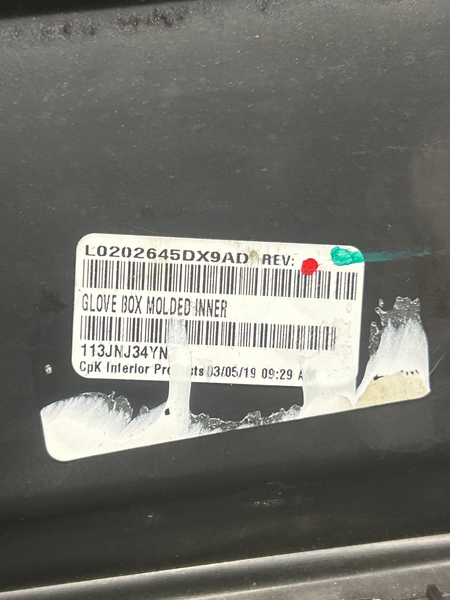 2011-2023 DODGE CHARGER DASHBOARD DASH COMPARTMENT GLOVE BOX OEM L0202645DX9AE