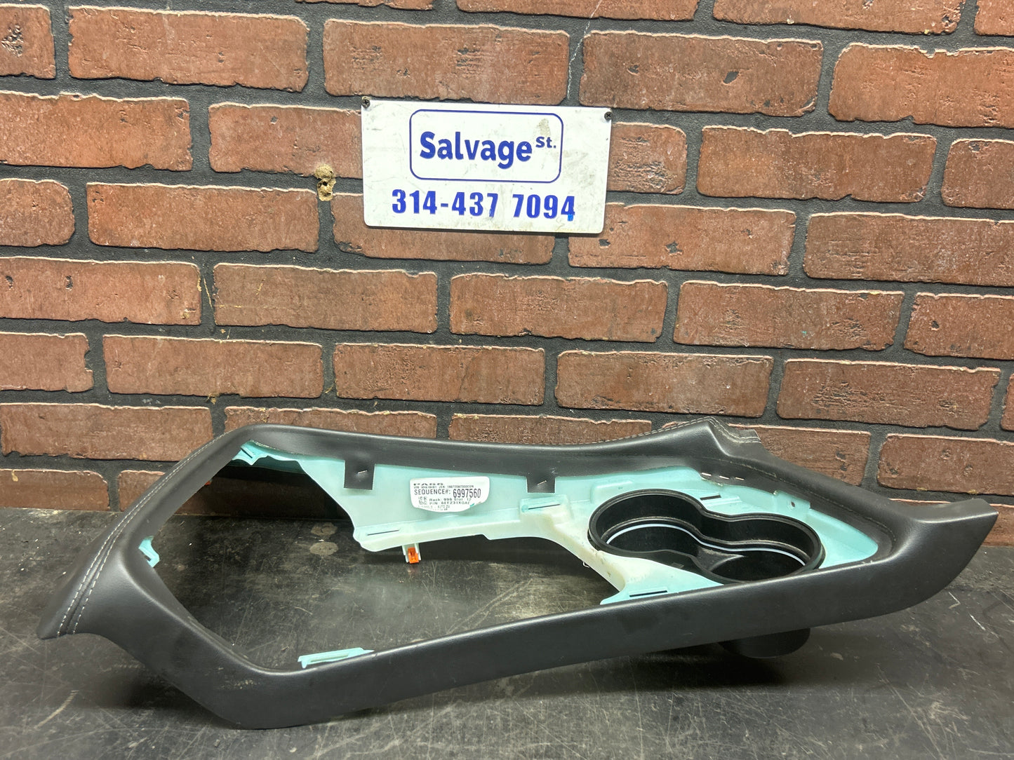 15-23 DODGE CHALLENGER CENTER CONSOLE BASE UPPER TRIM BEZEL OEM 6EF231XGAE