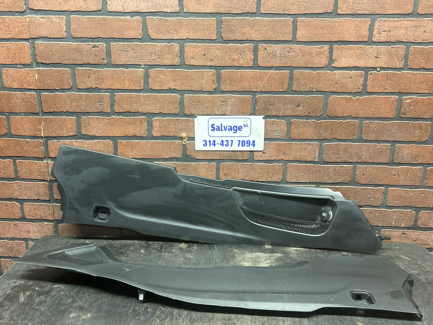 15-23 DODGE CHALLENGER CENTER CONSOLE TRIM COVER SET PANELS LEFT & RIGHT OEM