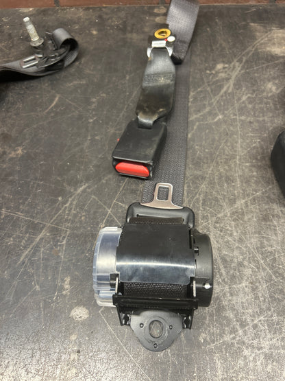 15-23 Challenger OEM LR Left RR Right Center Middle Rear Seat Belt Set Of Three