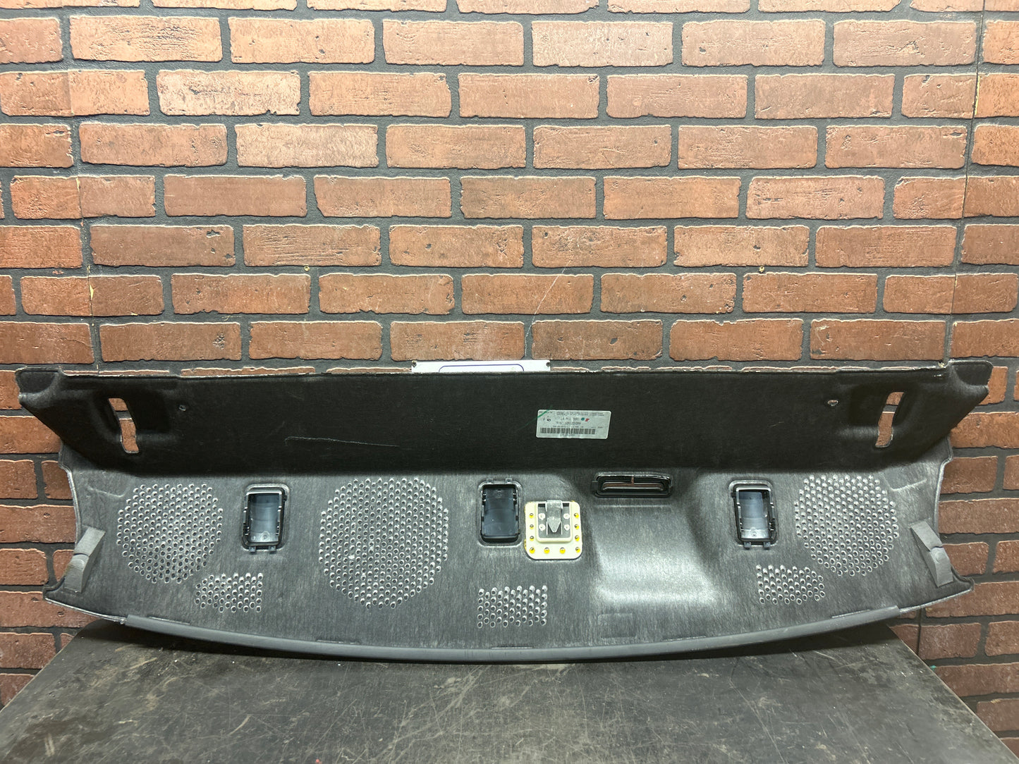 15-23 DODGE CHALLENGER REAR DECK SHELF PACKAGE TRAY TRIM PANEL COVER OEM