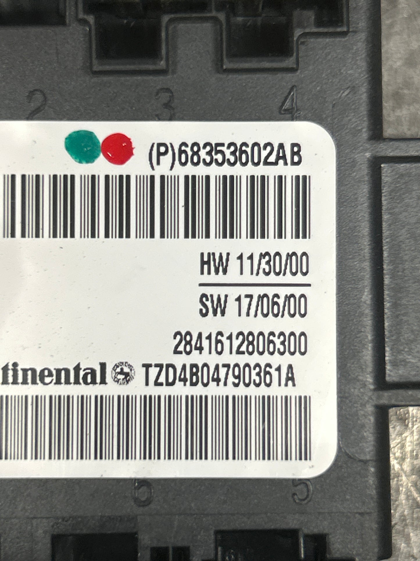 18-19 Dodge Challenger Right Door Control Module Control Unit Mopar 68353602AB