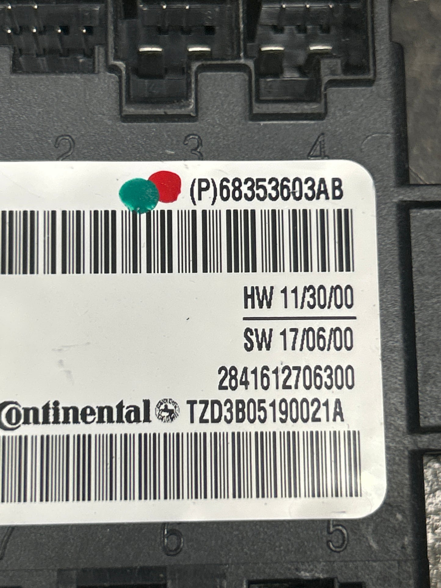 18-19 Dodge Challenger Left Door Control Module Control Unit Mopar 68353602AB