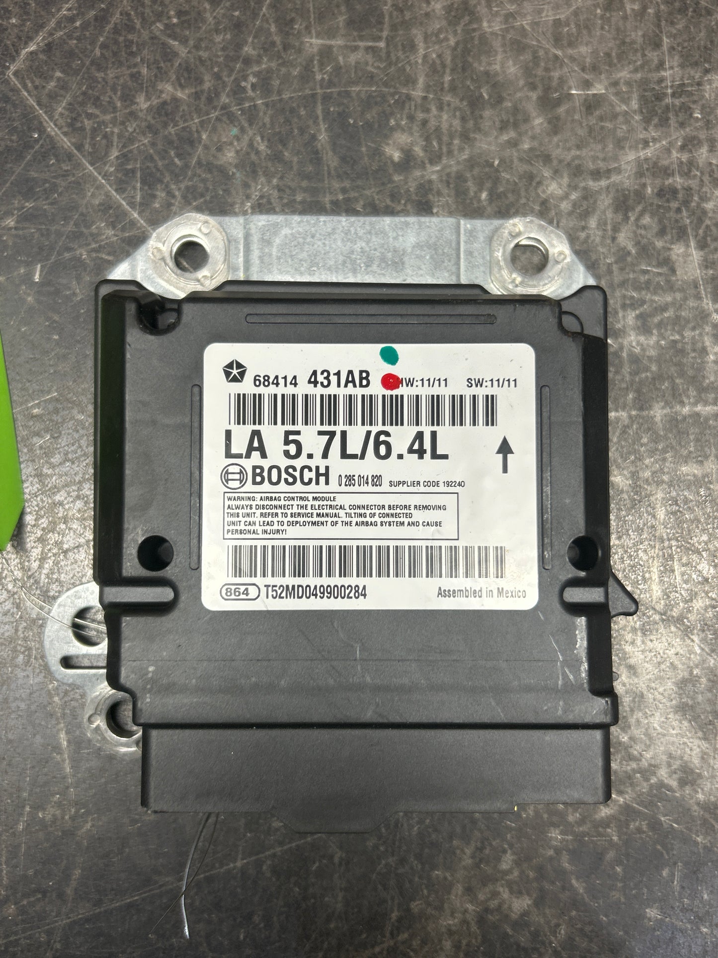 19-23 Dodge Challenger Occupant Restraint Control Module Unit 68414431AB OEM