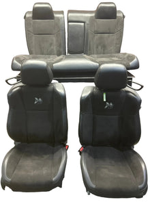 18-23 Dodge Challenger Scat Pack Black Suede/Alcantara Front Rear Seats Set OEM