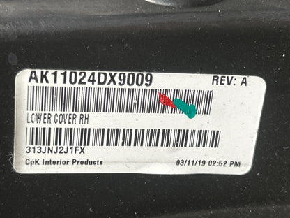 15 - 23 DODGE CHALLENGER SRT FRONT RIGHT INTERIOR DOOR PANEL AK11024DX9009 OEM