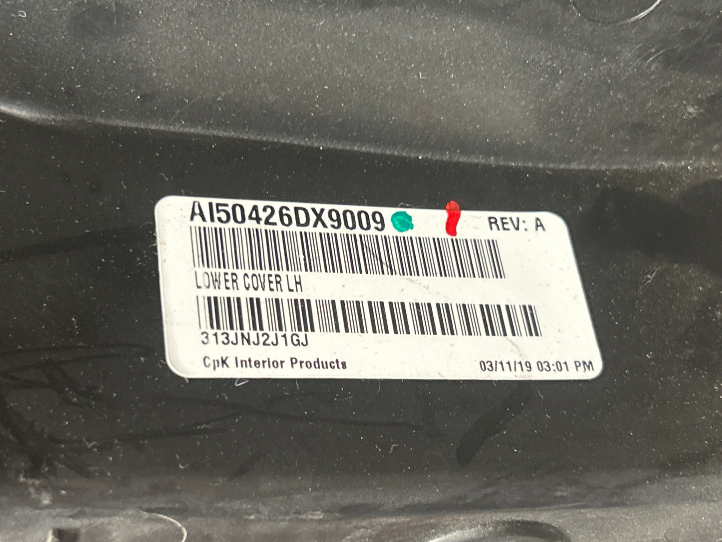 15 - 23 DODGE CHALLENGER SRT FRONT LEFT INTERIOR DOOR PANEL AI50426DX9009 OEM